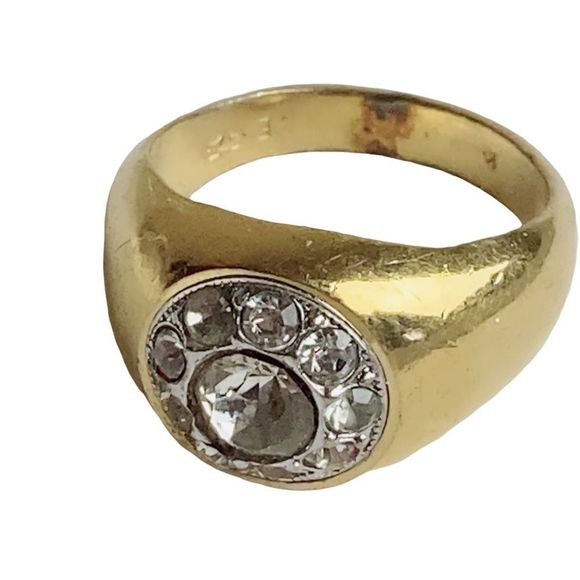 Gold Plated HGE Men’s Ring Sz 10 - Picture 4 of 7